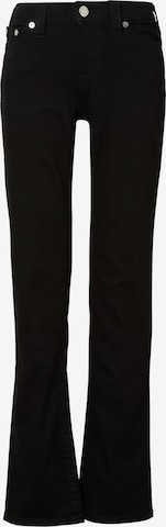 évasé Jean True Religion en noir : devant