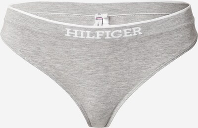 Tommy Hilfiger Underwear String en gris chiné / blanc, Vue avec produit