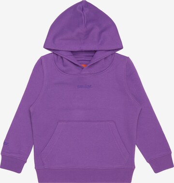 smiler. Sweatshirt in Purple: front