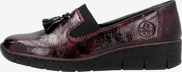 Slipper 'Softlack-Slipper' di Rieker in rosso: frontale