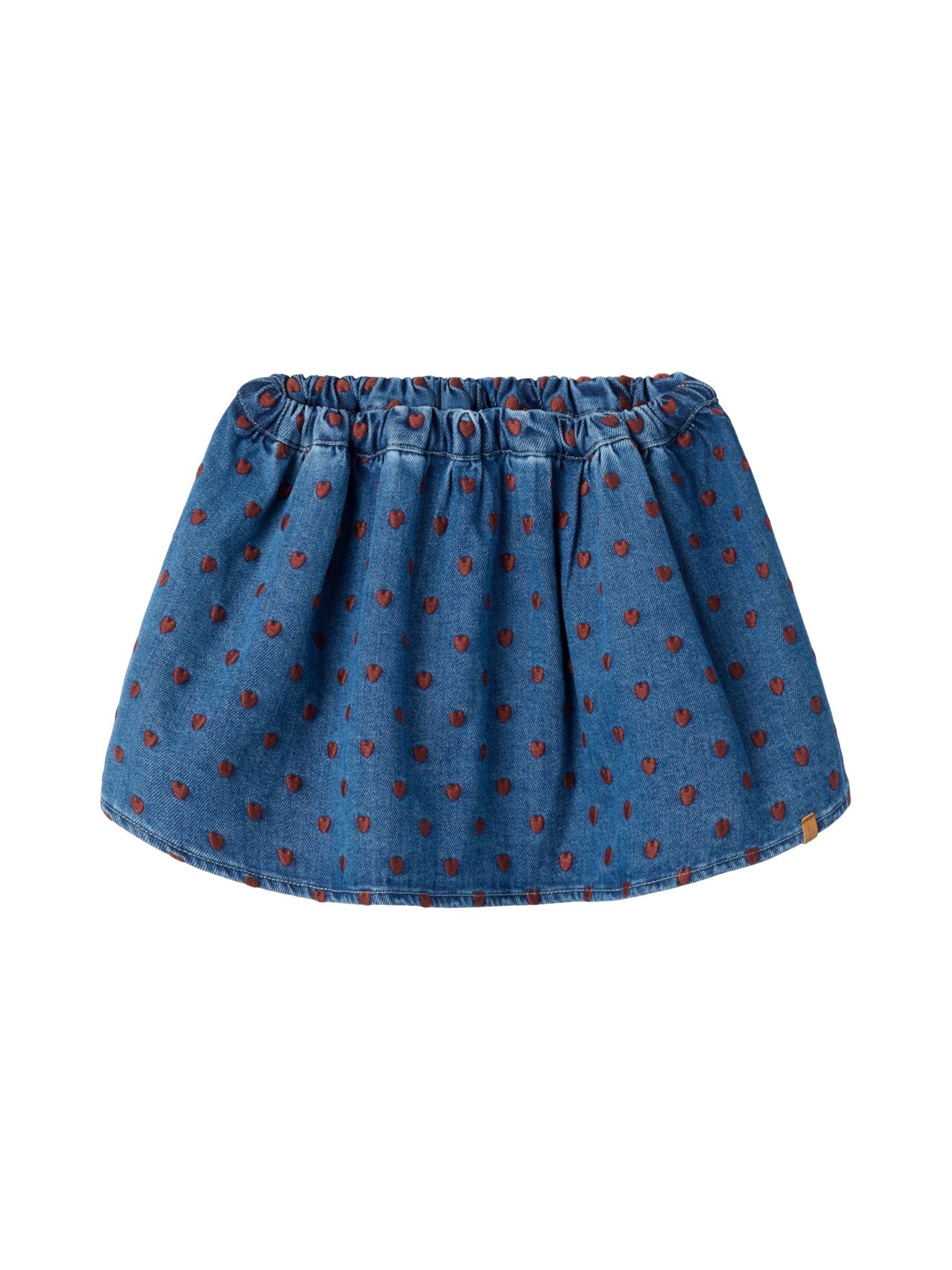 Lil'Atelier - Falda en azul: frente