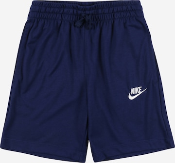 Nike Sportswear Pants in Blue: front