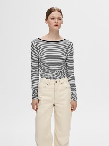 SELECTED FEMME Shirt 'Filina' in Zwart: voorkant