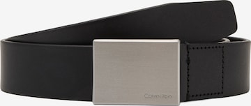 Calvin Klein Bælte 'Formal Plaque' i sort: forside