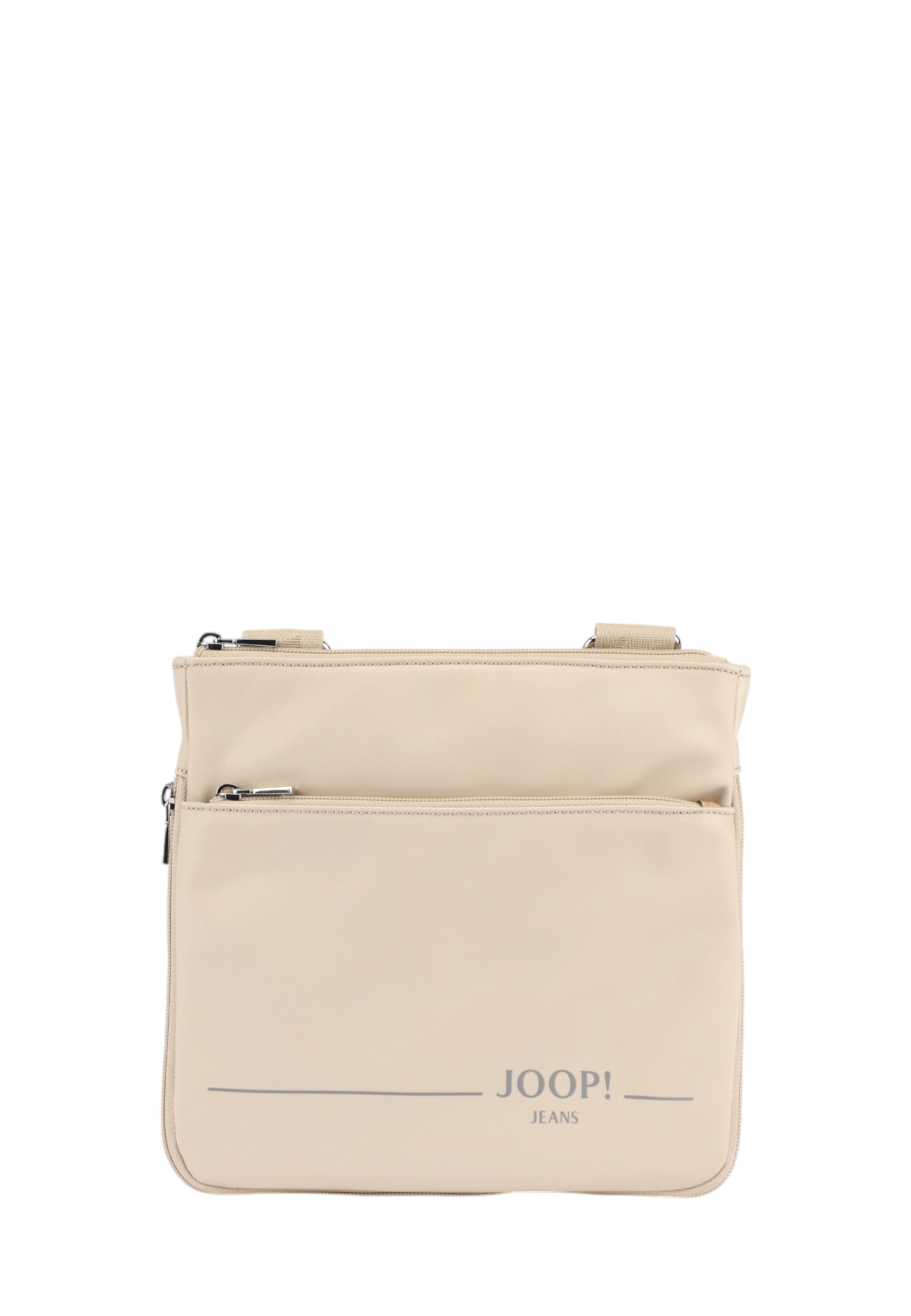 JOOP! Jeans Schoudertas 'Cartello Uda' in Grijs: voorkant