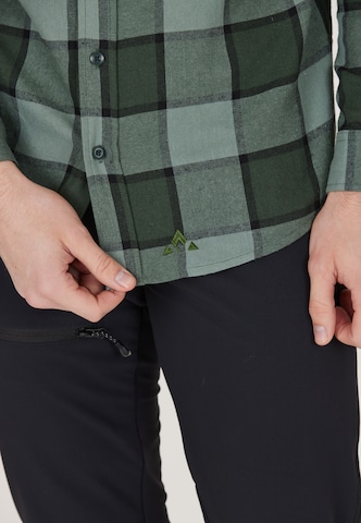 Whistler Regular fit Athletic Button Up Shirt 'Caspar' in Green