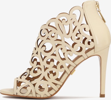 Kazar Sandal in Beige: front