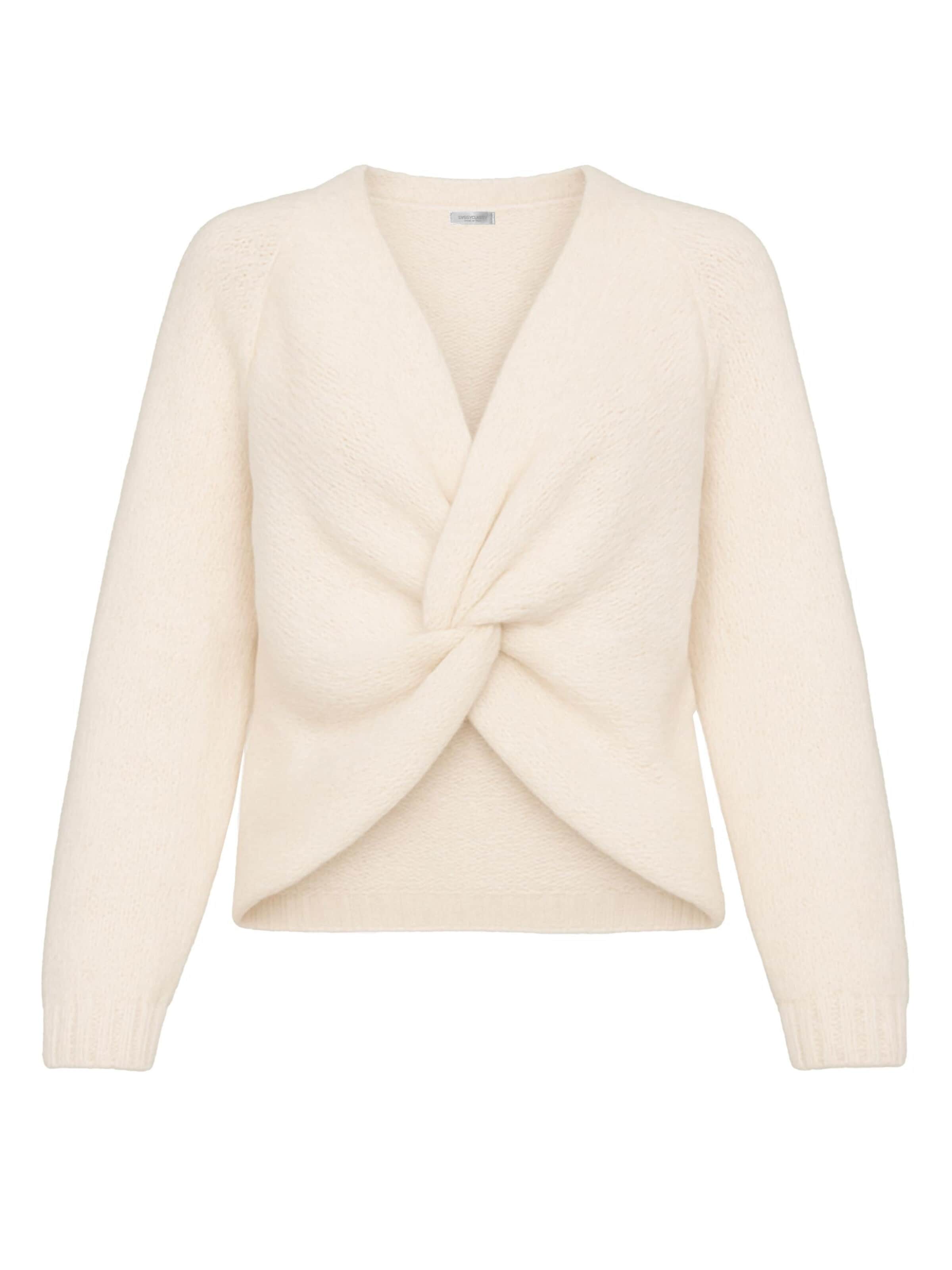 SASSYCLASSY Pullover‌‌‌‌‌‌‌‌ in Weiß: Vorderseite