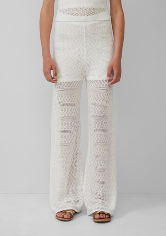 Wide Leg Pantalon s.Oliver en beige