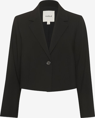 SOAKED IN LUXURY Blazer in Schwarz: Vorderseite