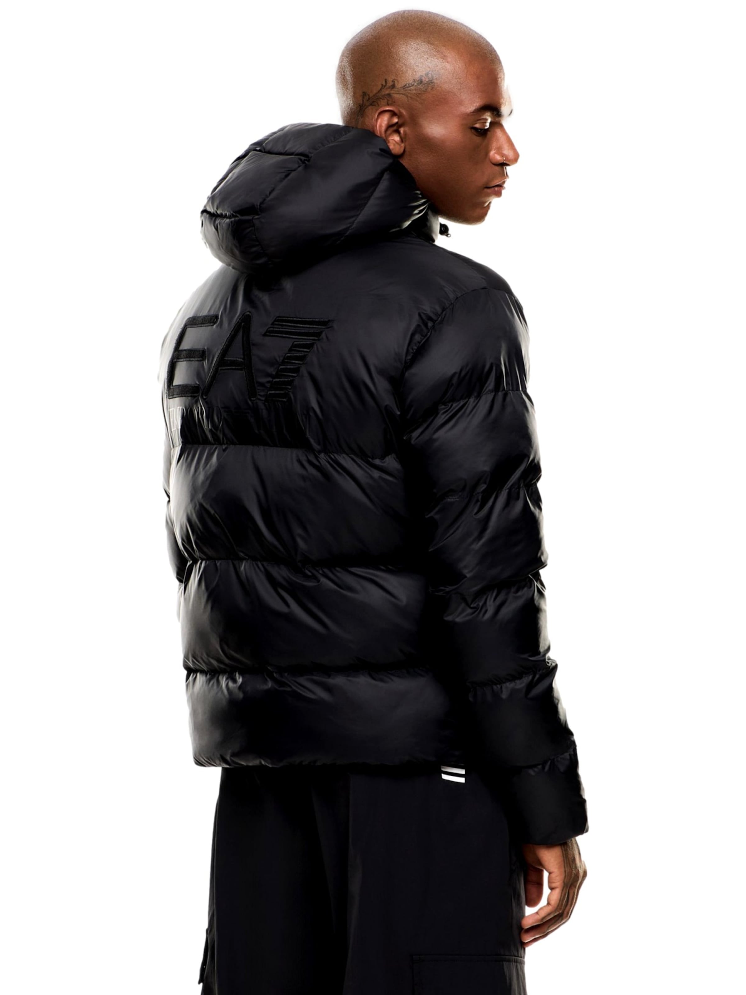 EA7 Emporio Armani Jacke in Schwarz