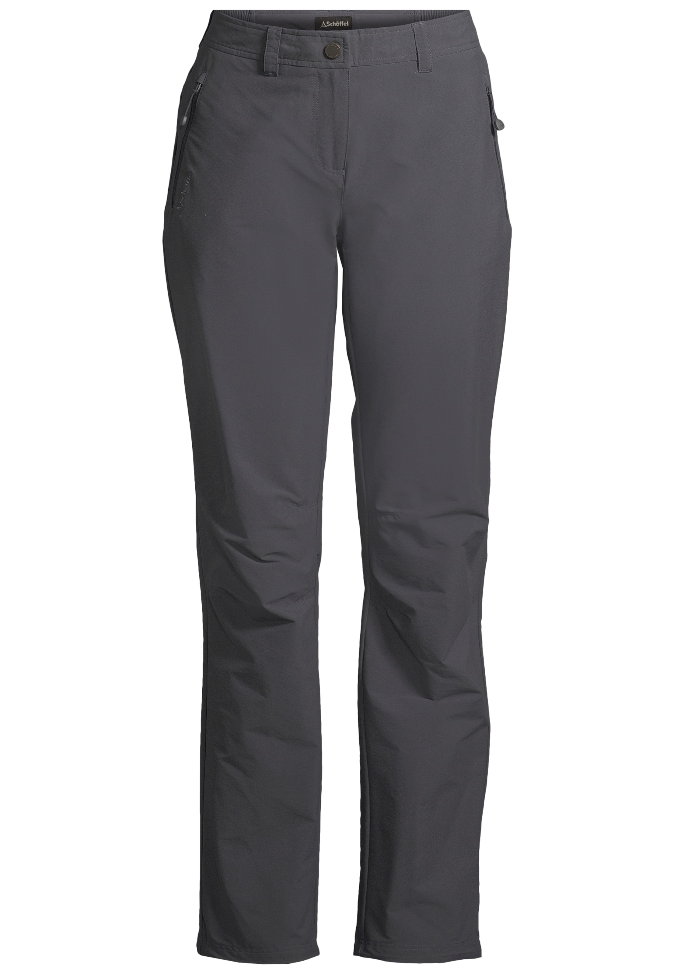 Schöffel Regular Outdoorhose 'Engadin' in Grau: Vorderseite