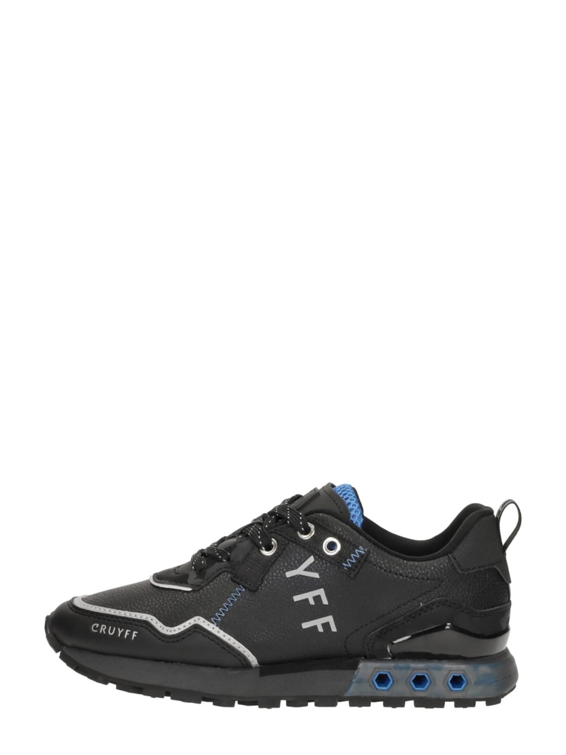 Cruyff Sneakers 'Superbia' in Zwart: voorkant