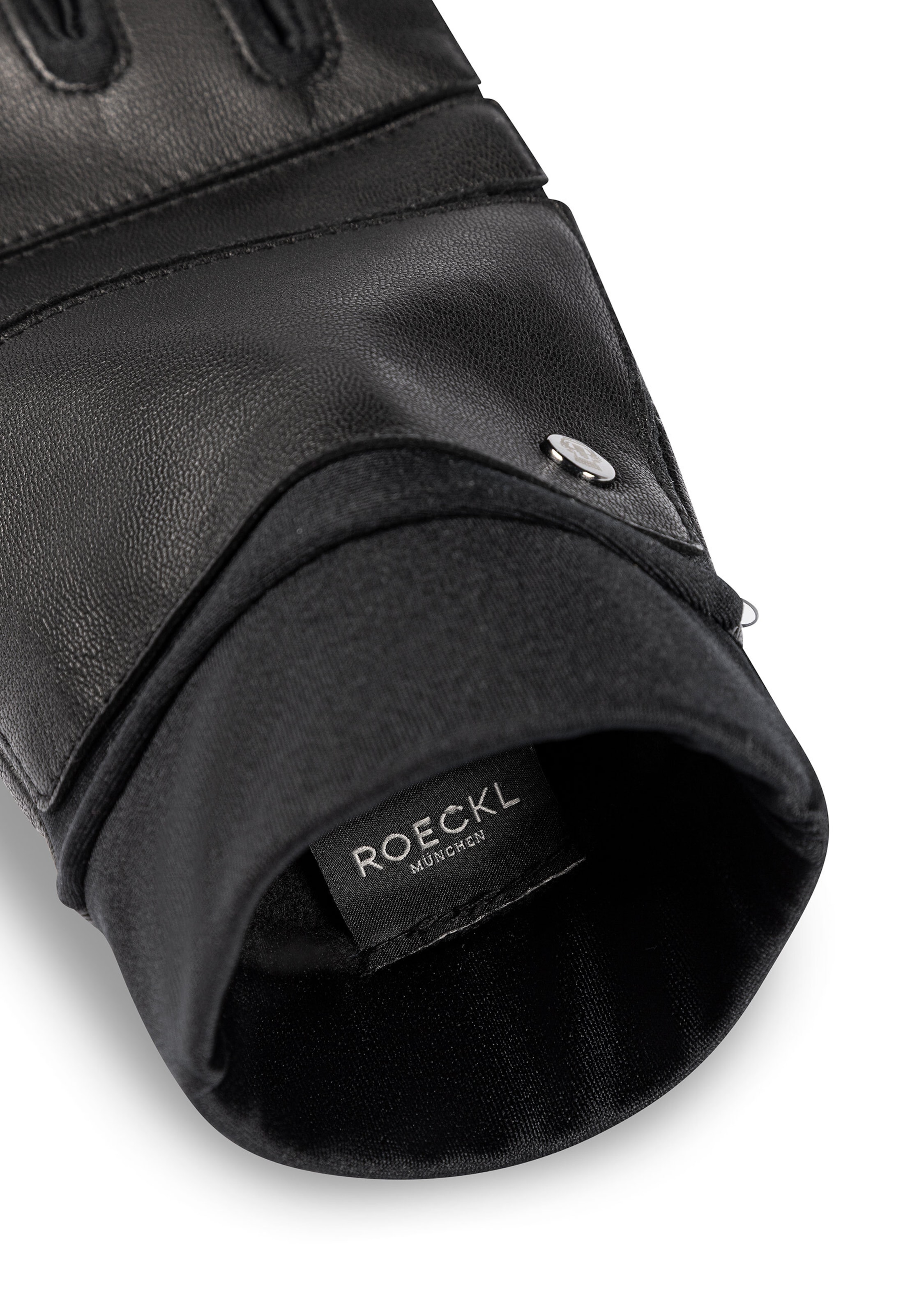 Roeckl Vingerhandschoenen 'DUNBAR TOUCH' in Zwart