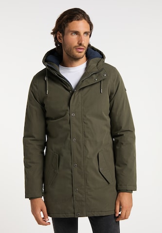 Manteau d’hiver DreiMaster Vintage en vert : devant