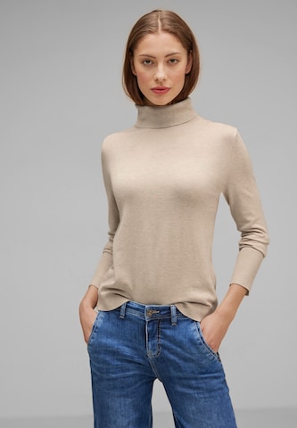 STREET ONE Pullover in Beige: Vorderseite