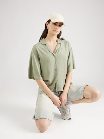 VILA Blouse 'PRICIL' in Green