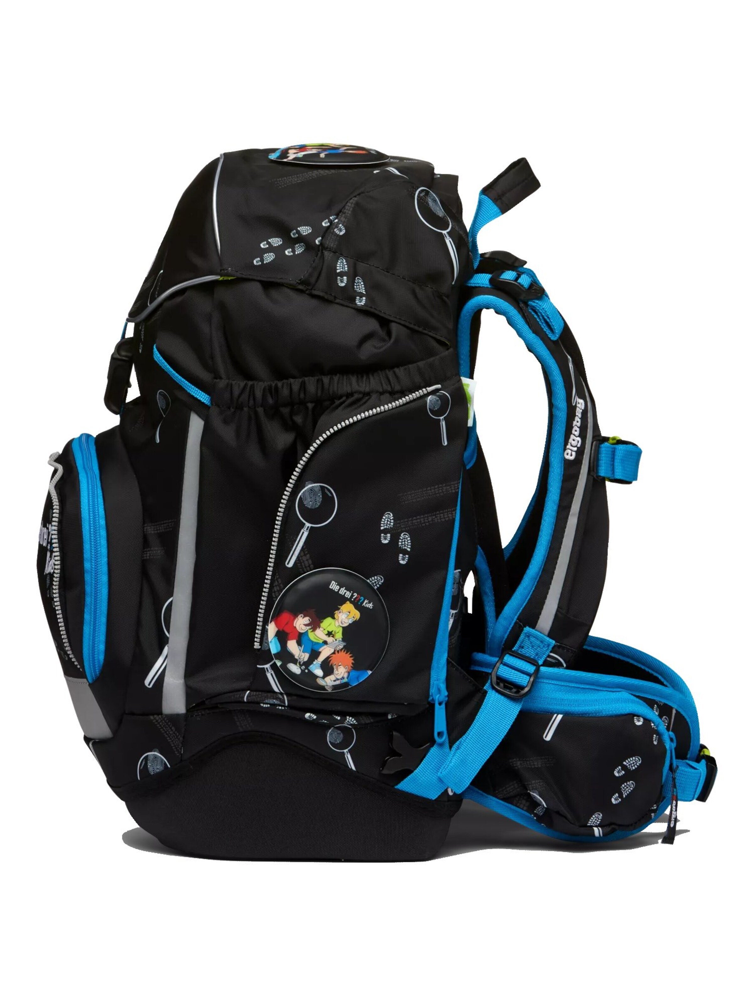ergobag Backpack 'Schulranzen-Set pack Set' in Black