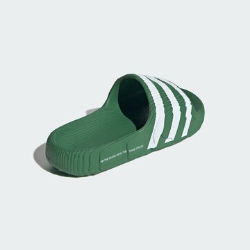 ADIDAS ORIGINALS - Sapato aberto 'Adilette 22' em verde