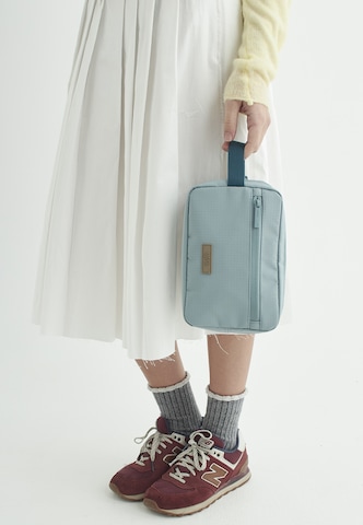 Lefrik Make up tas 'Kei Double Washbag' in Blauw