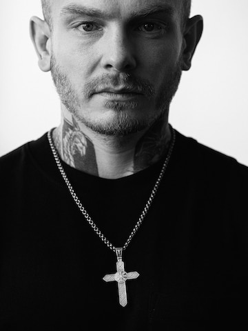 REYTEL Anhänger 'VEGVISIR. WYSZYWANKA SWAROGA' in Silber