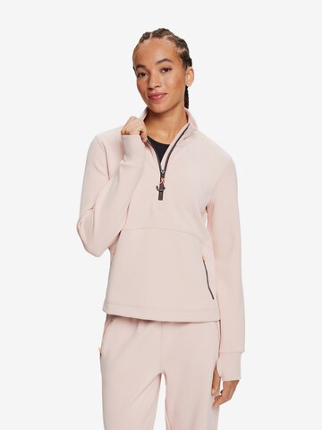 ESPRIT Sportief sweatshirt in Roze: voorkant