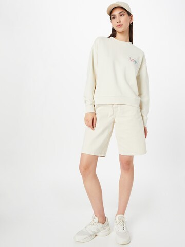 Lee Sweatshirt i beige