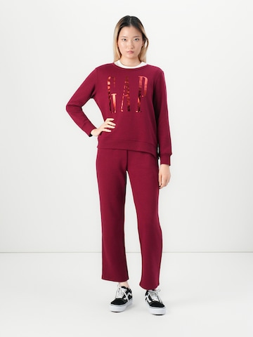 GAP Loosefit Παντελόνι σε κόκκινο