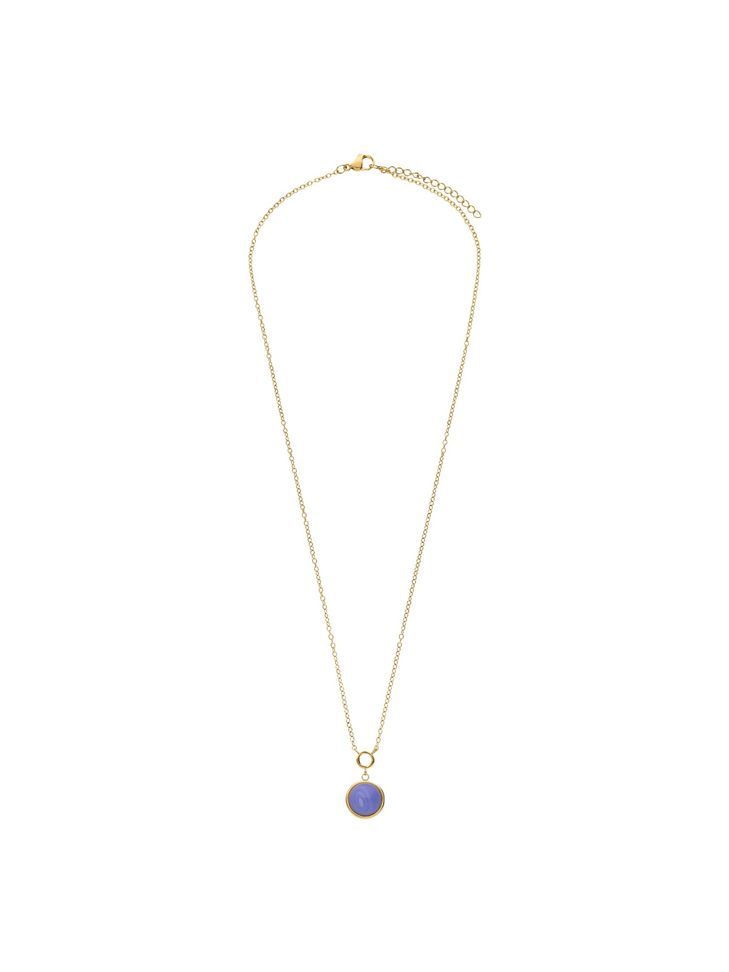 Lucardi Necklace in Gold: front