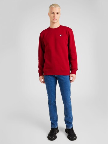 Felpa di Tommy Jeans in rosso