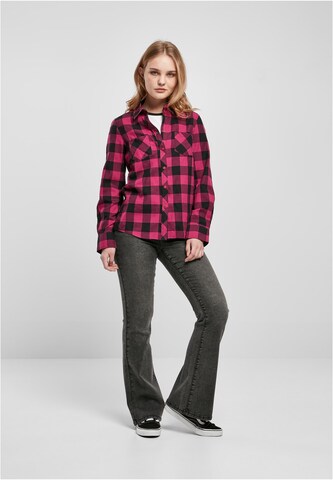 Urban Classics Bluse in Pink