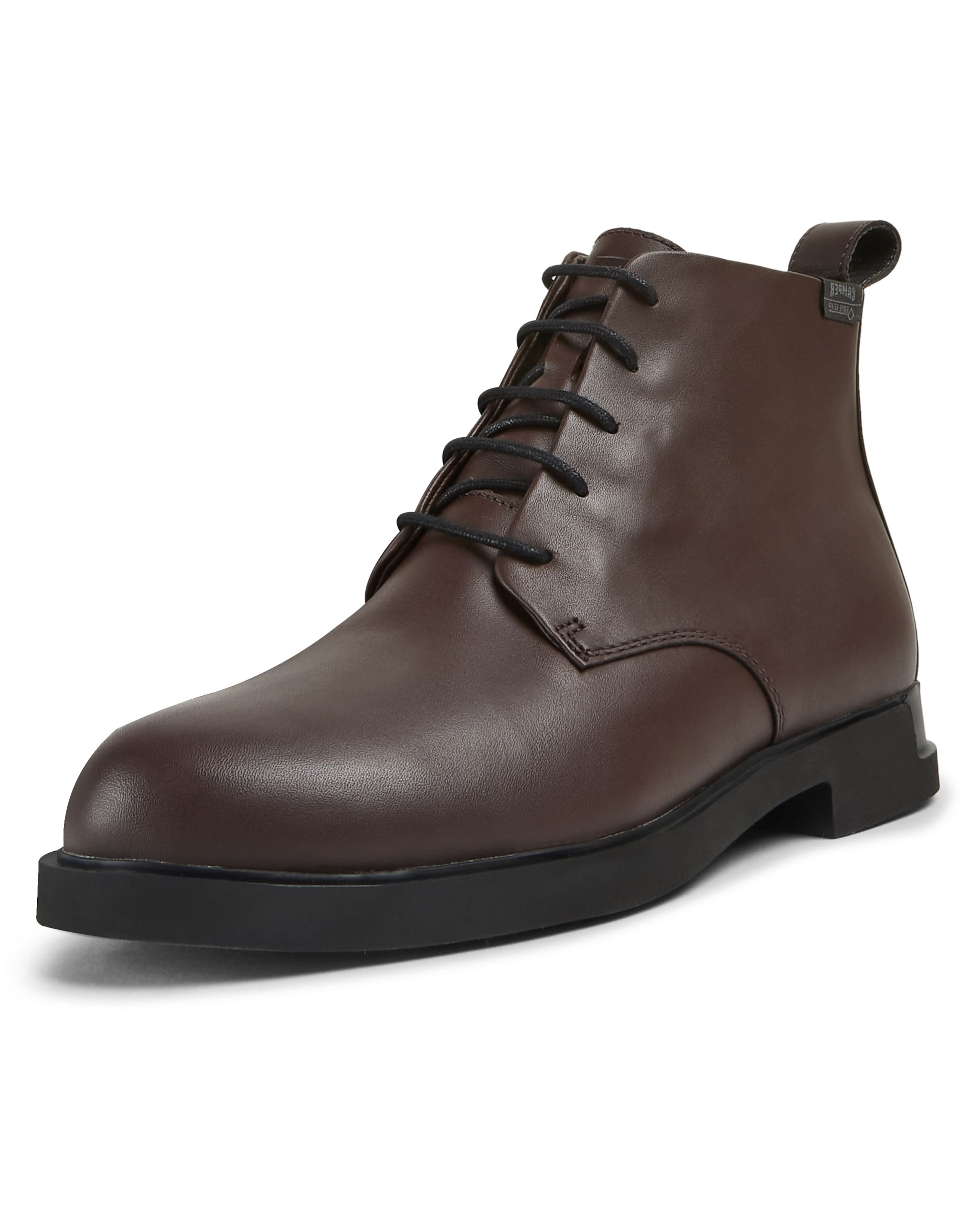 CAMPER Lace-up bootie 'IMAN' in Brown: front