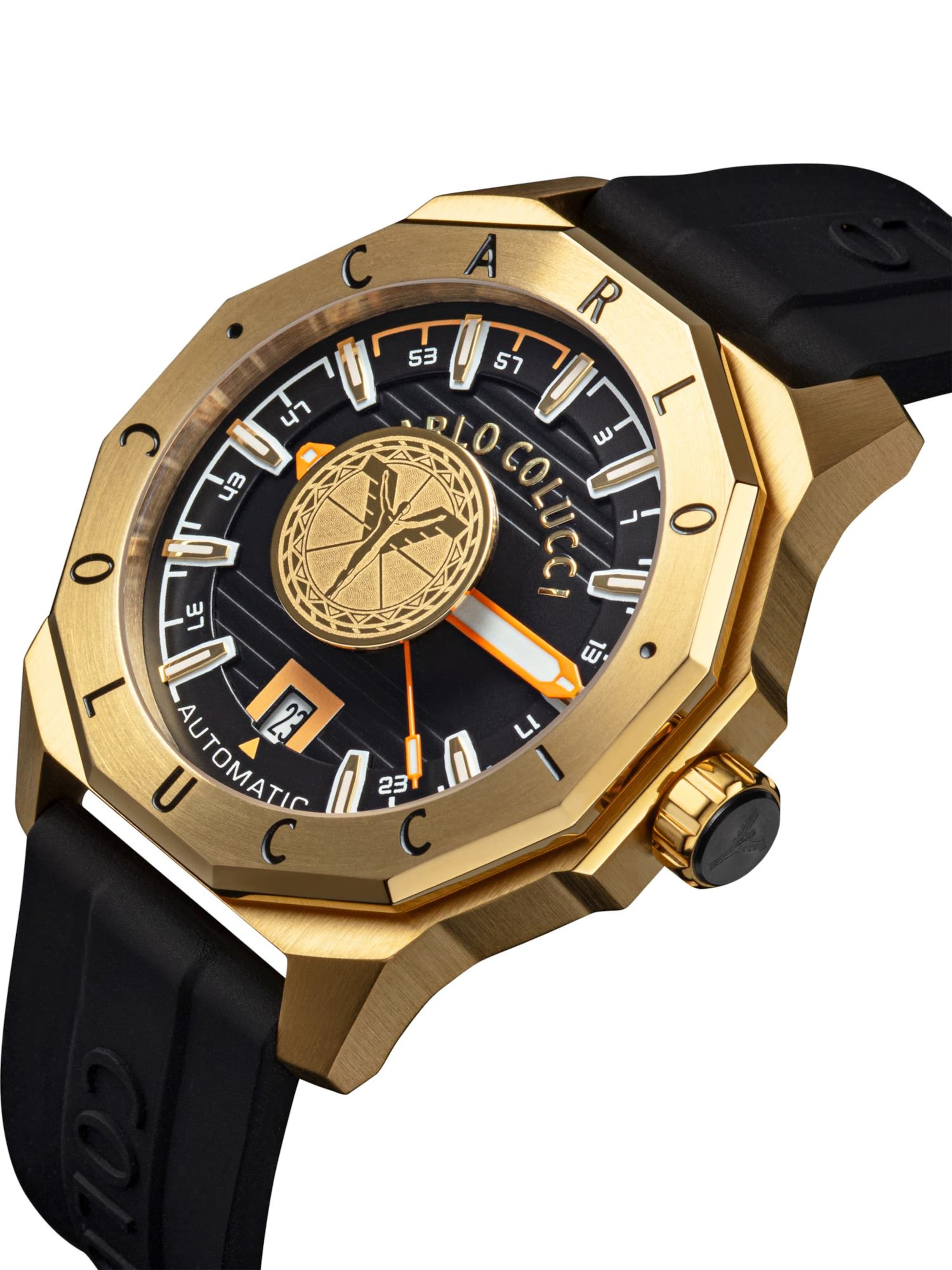Carlo Colucci Analog watch ' Drabbe ' in Black