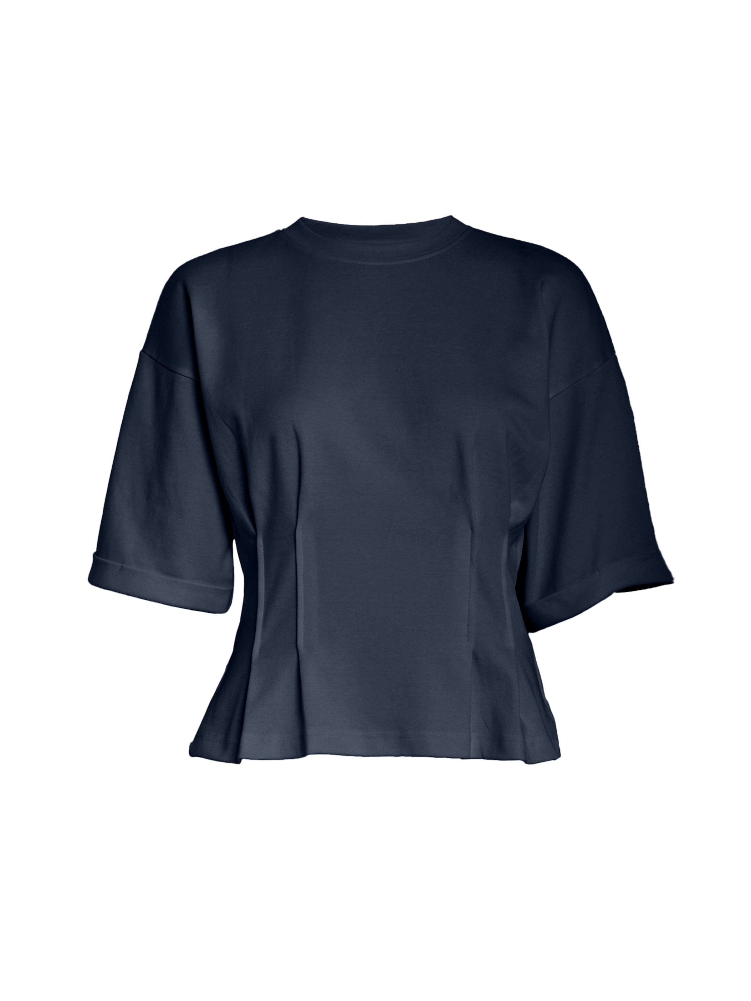 minus - Top 'Juniana' en azul: frente