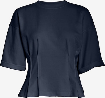 minus - Top 'Juniana' en azul: frente