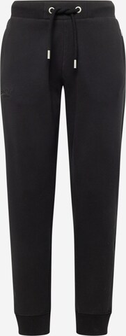 Superdry Pants in Black: front