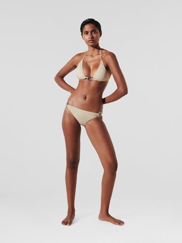 Triangolo Top per bikini di Karl Lagerfeld in beige