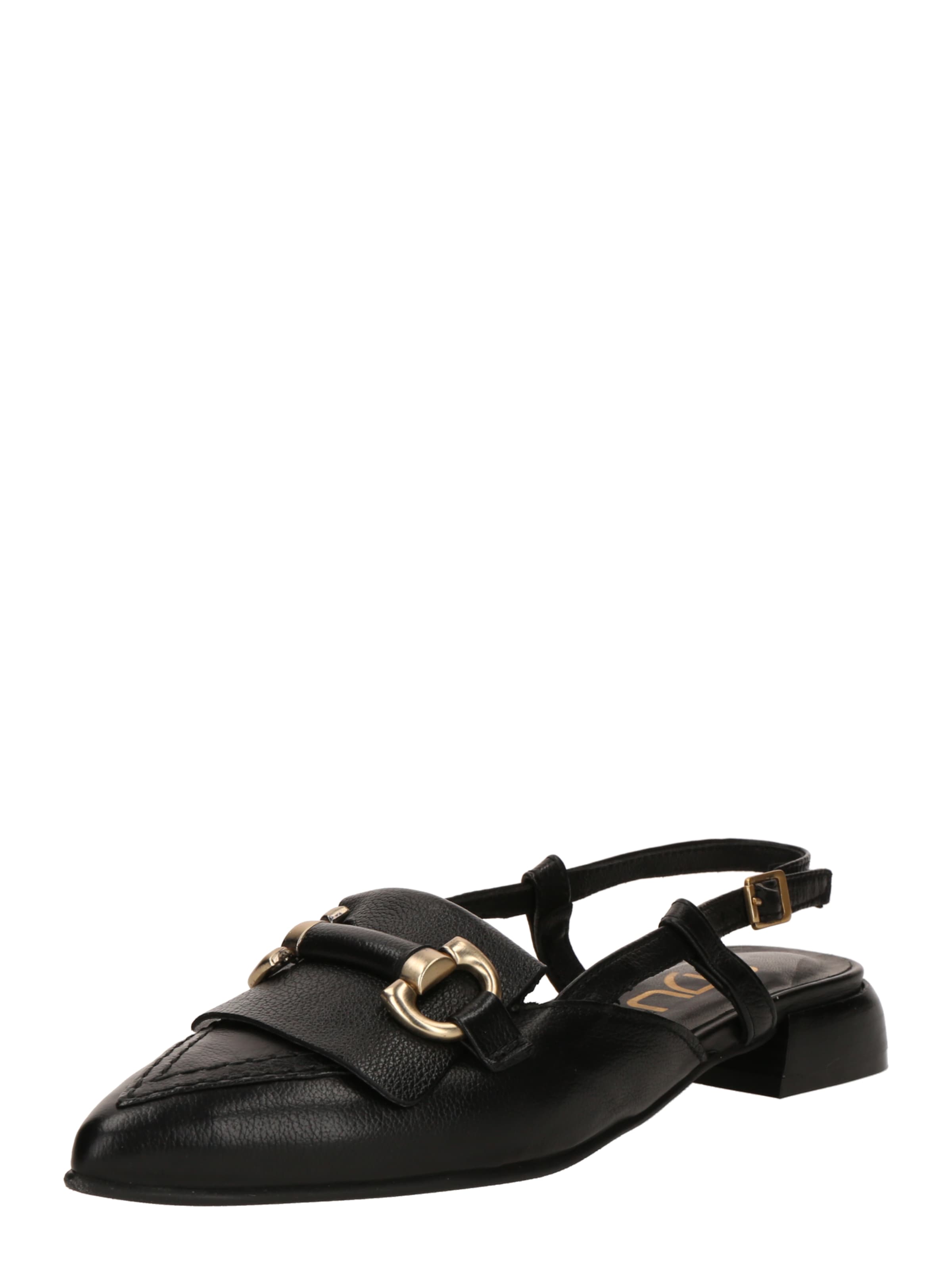 MJUS Балетки с ремешком в Черный: спереди