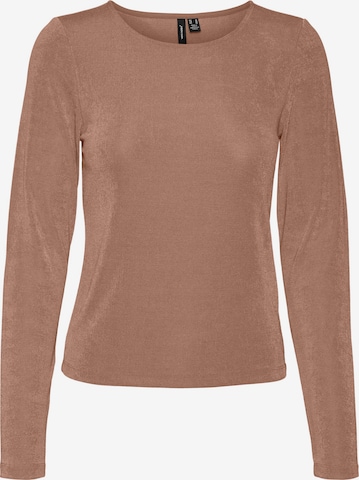 T-shirt 'BLANKY' VERO MODA en marron : devant