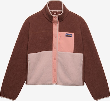 Giacca di pile di Superdry & Co in marrone: frontale
