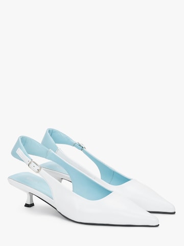 Estro - Zapatos destalonado '30-6654-1' en blanco