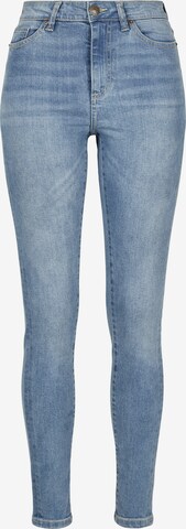 Urban Classics Skinny Jeans in Blue: front