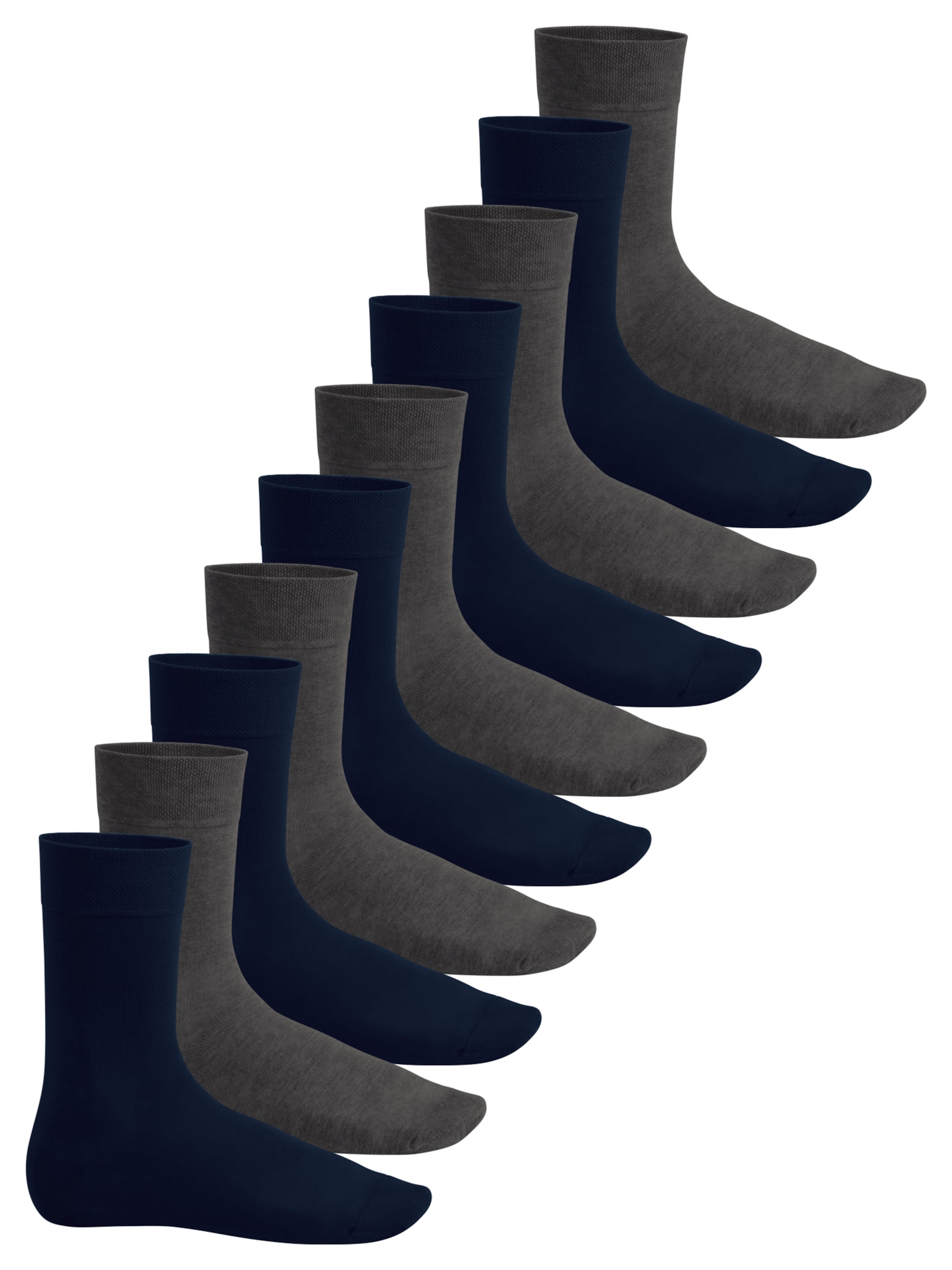 footstar Socken 'EVERYDAY!'‌‌‌‌ in Blau: Vorderseite