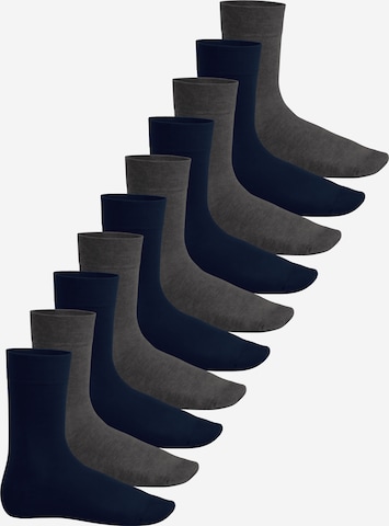 footstar Socken 'EVERYDAY!' in Blau: Vorderseite