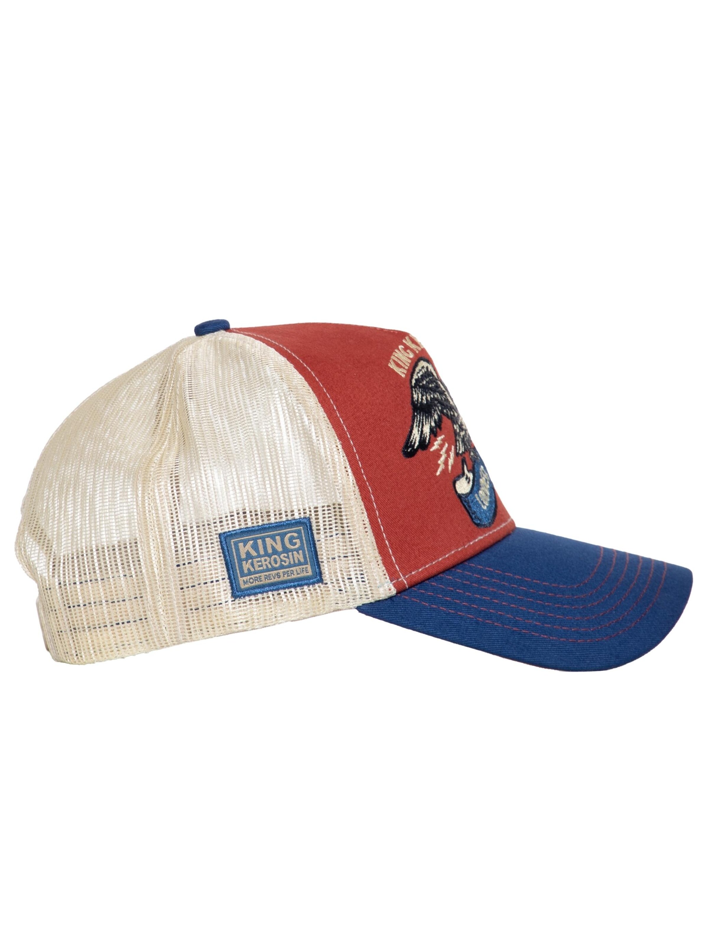 King Kerosin Cap 'Loudest & Fastest' in Red