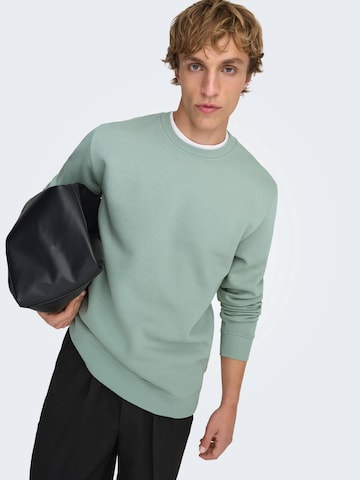 Only & Sons Sweatshirt 'ONSCONNOR' i grøn