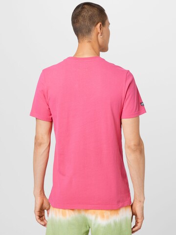 Superdry T-Shirt 'Cali' in Pink
