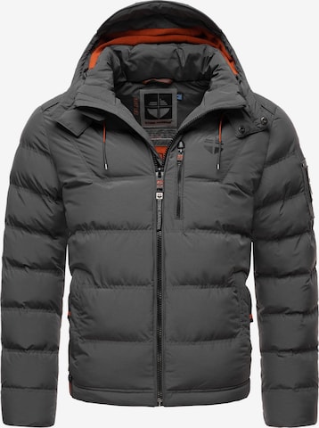 STONE HARBOUR Winter Jacket 'Arvidoo' in Grey: front