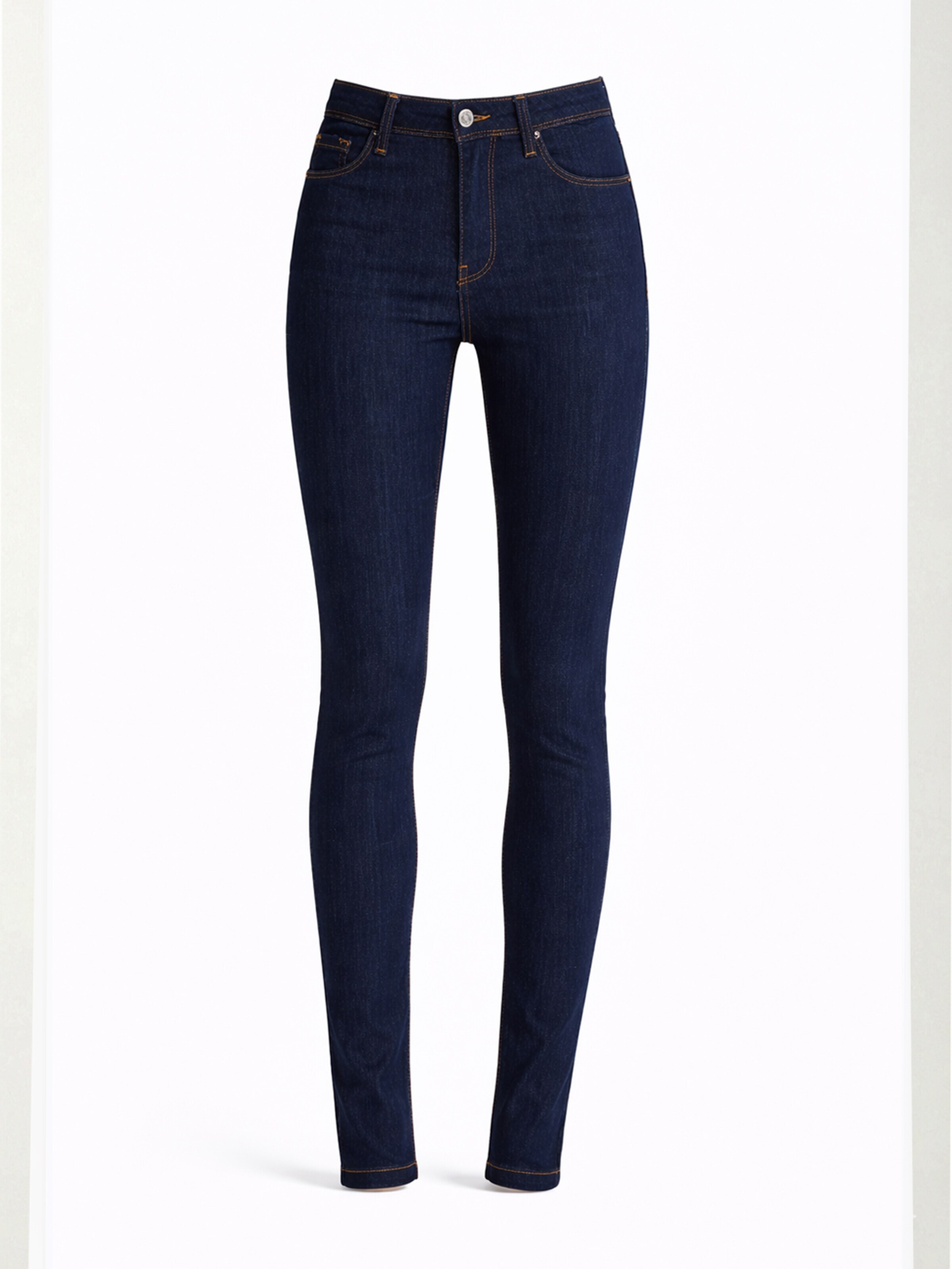 IT'S BASIC Skinny Jeans 'Skinny High Rise Jeans (Lenght 26)' in Blauw: voorkant
