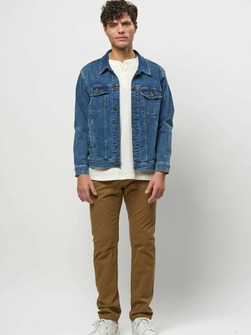 MCS Tussenjas ' Conner Denim ' in Blauw